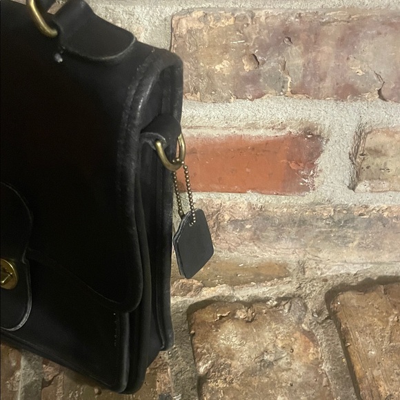 Vintage Coach Station Bag 5130 Black USA 1990 - Picture 2 of 12